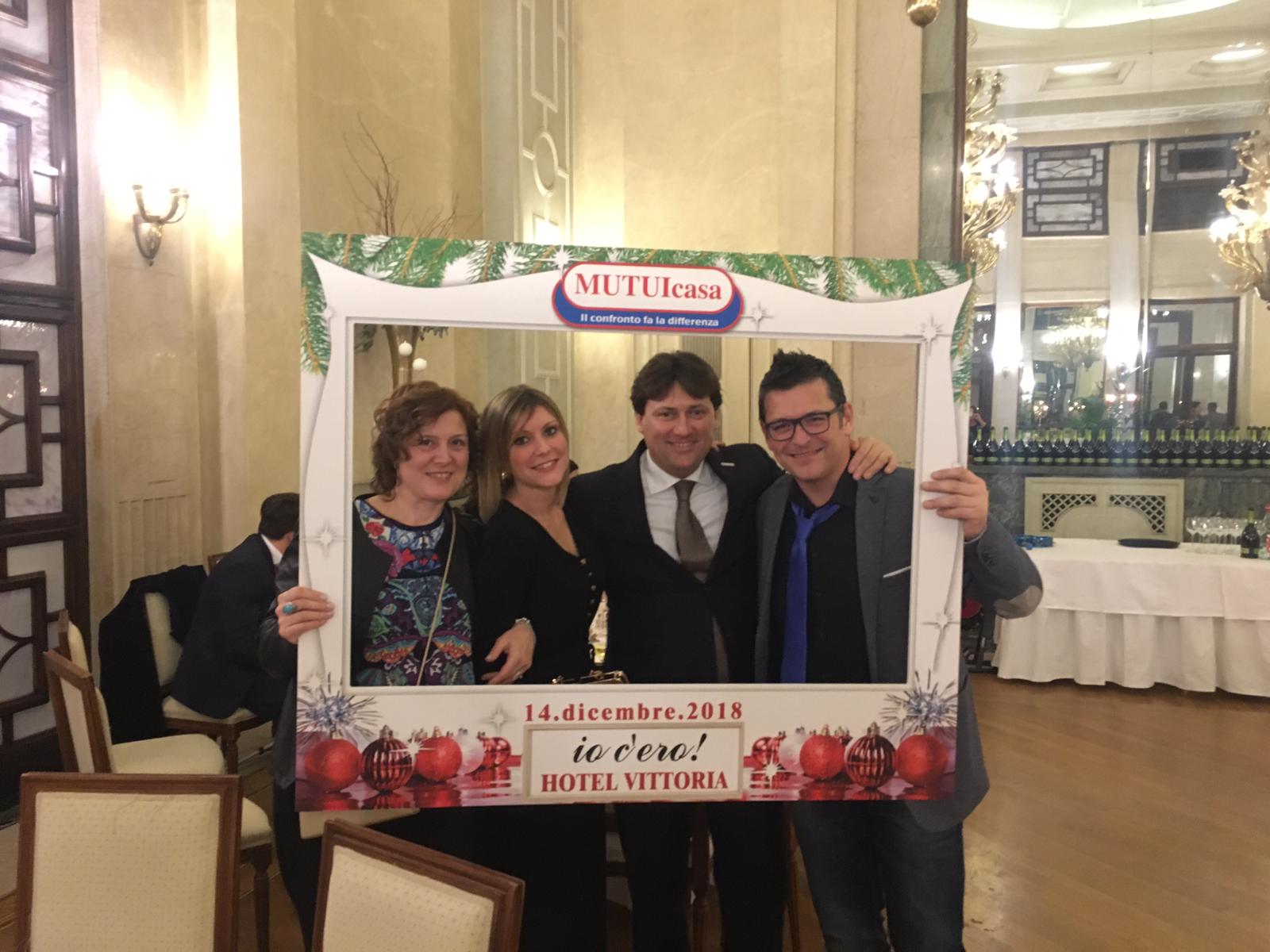 Foto ricordo 5 Christams Event organizzato da MUTUIcasa nel 2018