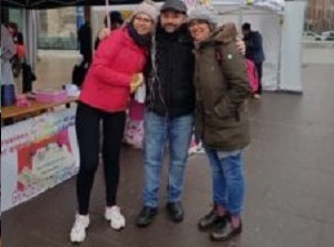 Dettaglio della manifestazione della Corsa Rosa 7