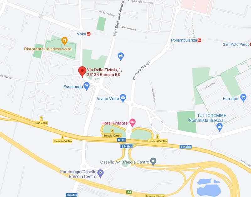 Gli uffici MUTUIcasa sono in Via della Ziziola 1, 25124 Brescia